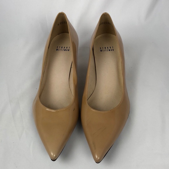 Stuart Weitzman Shoes - Stuart Weitzman Nude Short Heel Pump